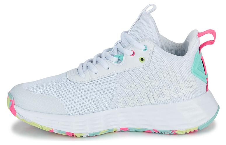 

Кроссовки adidas Ownthegame 2.0 Cloud White Flash Aqua Lucid Pink GS, белый