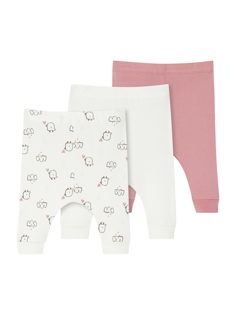 

Зауженные брюки SCHIESSER Natural Love, коричневый/белый