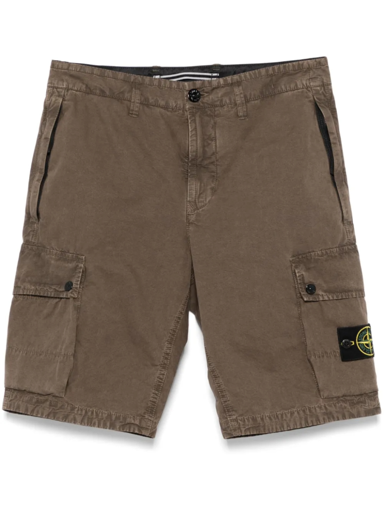 

Stone Island шорты карго из органического хлопка, зеленый