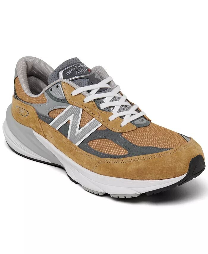 

Мужские повседневные кроссовки 990V6 от Finish Line New Balance, бежевый