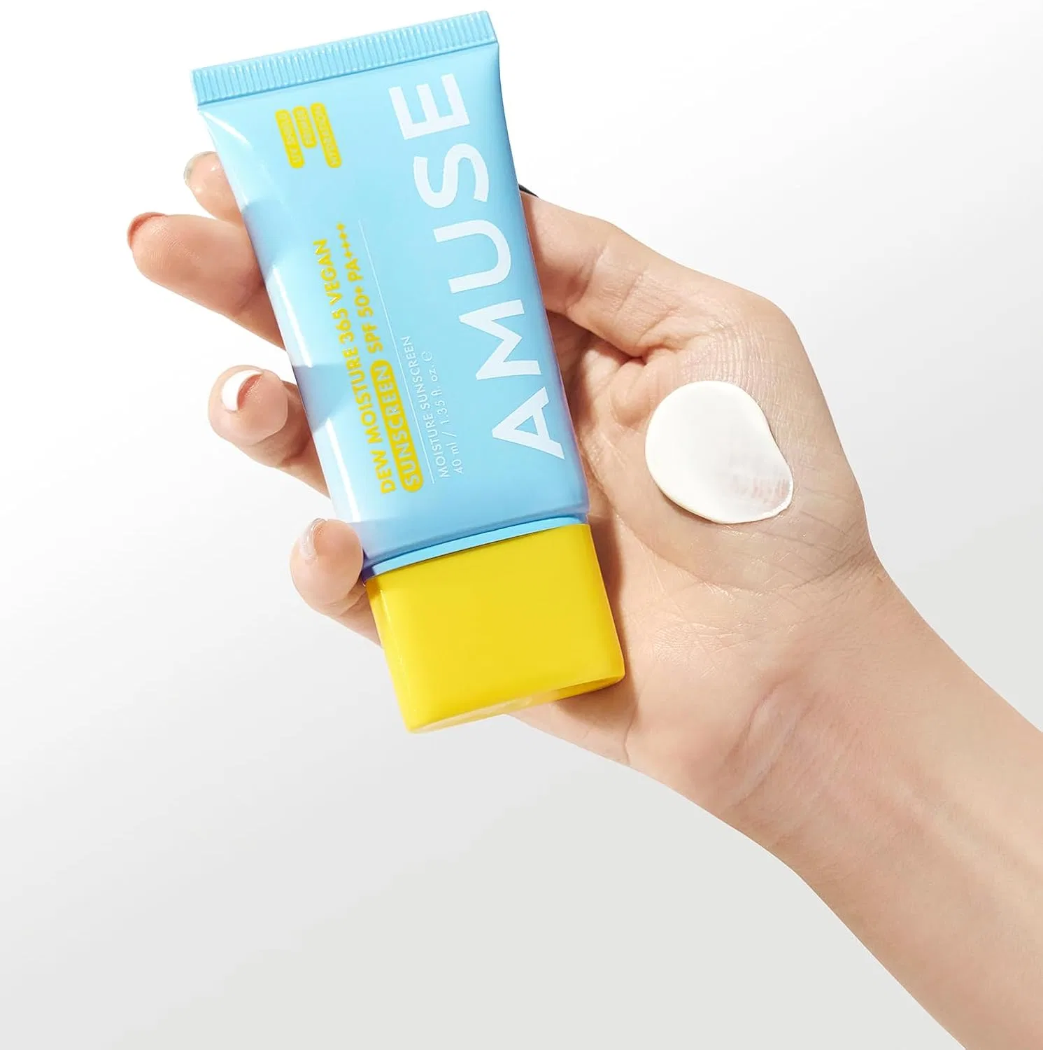 Солнцезащитный крем AMUSE 365 Vegan Sun Cream SPF50+ PA+++, 40 мл — фото 4