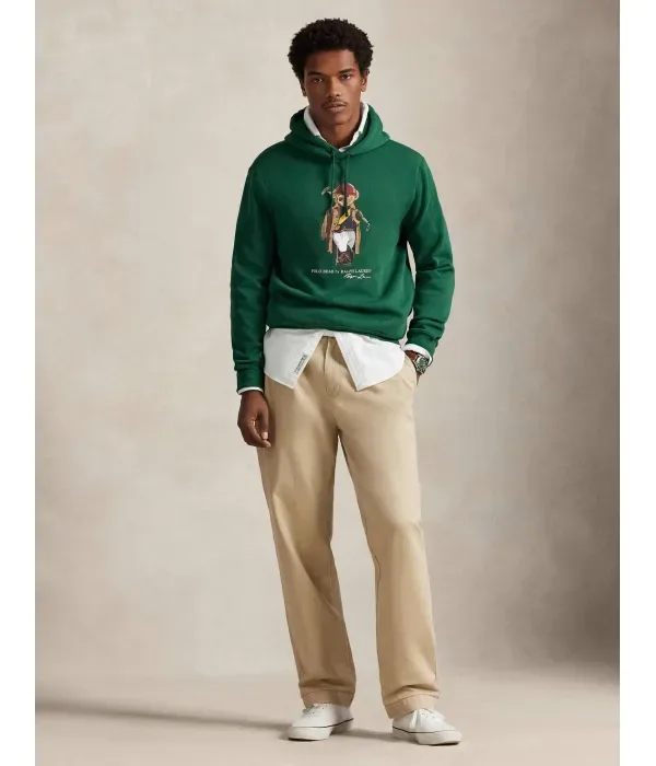 Толстовка regular fit Polo Ralph Lauren, бутылочно-зеленый — фото 2