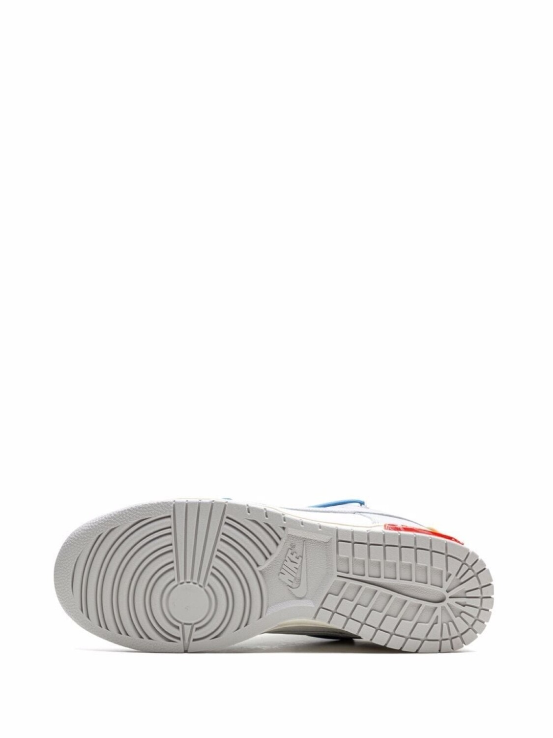Nike кроссовки Dunk Low Lot 15 of 50 из коллаборации с Off-White, белый — фото 4