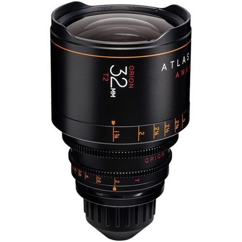 

Анаморфотный объектив Atlas Lens Co. Orion 32 мм T2 2x с фиксированным фокусным расстоянием (крепление PL, ножки)