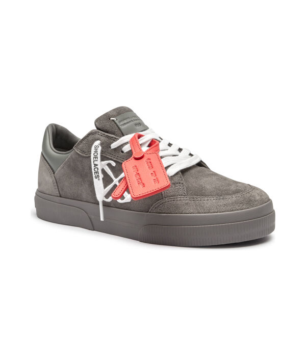 

Кожаные кроссовки Off White, серый