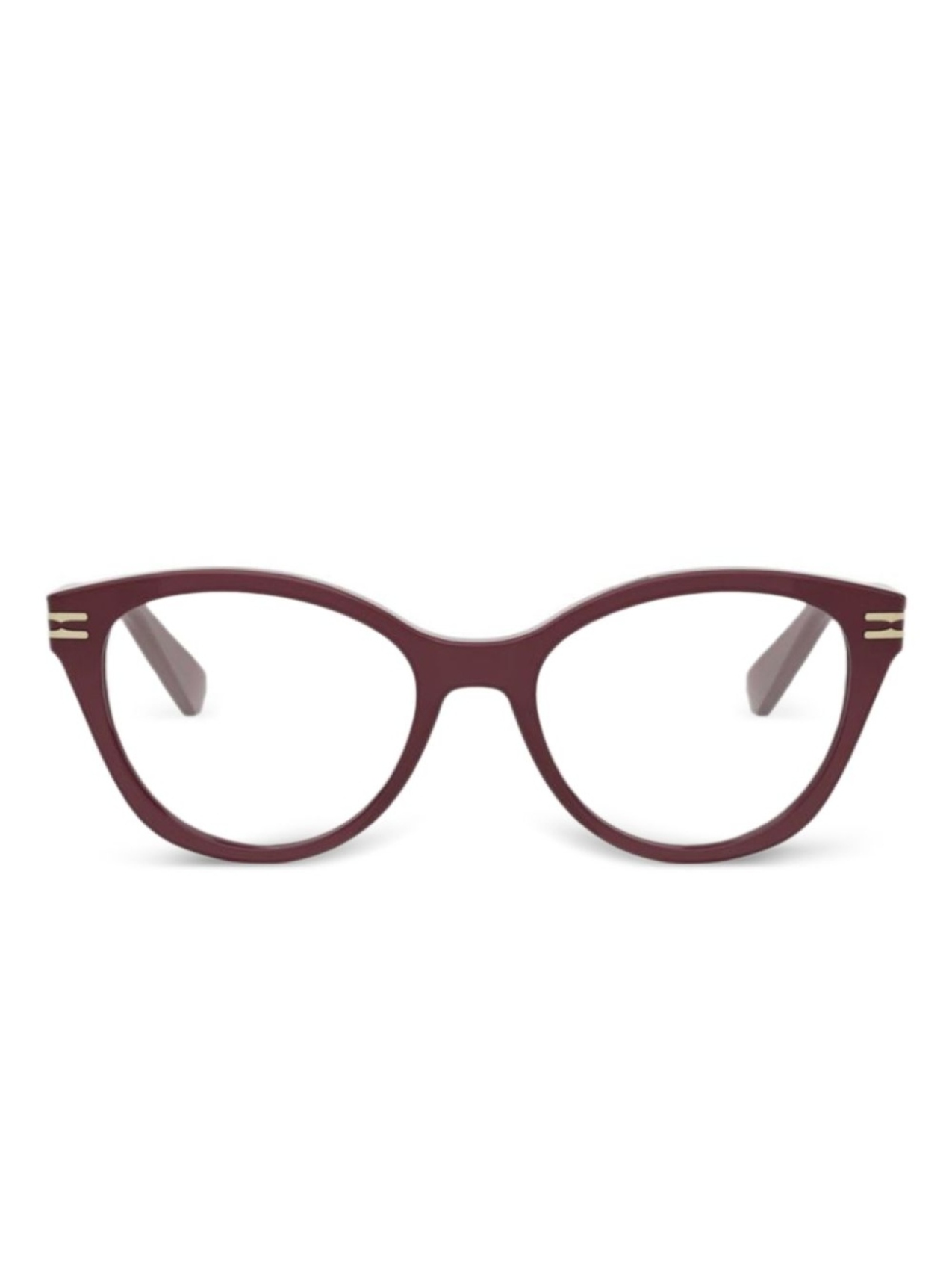 

Bvlgari очки в оправе 'кошачий глаз', красный