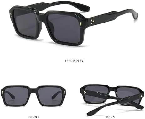 

Солнцезащитные очки Punk Rivets 2027 для женщин, прозрачные линзы с градиентом Ocean, защита от УФ-излучения UV400, солнцезащитные очки для мужчин MTZJH, 8