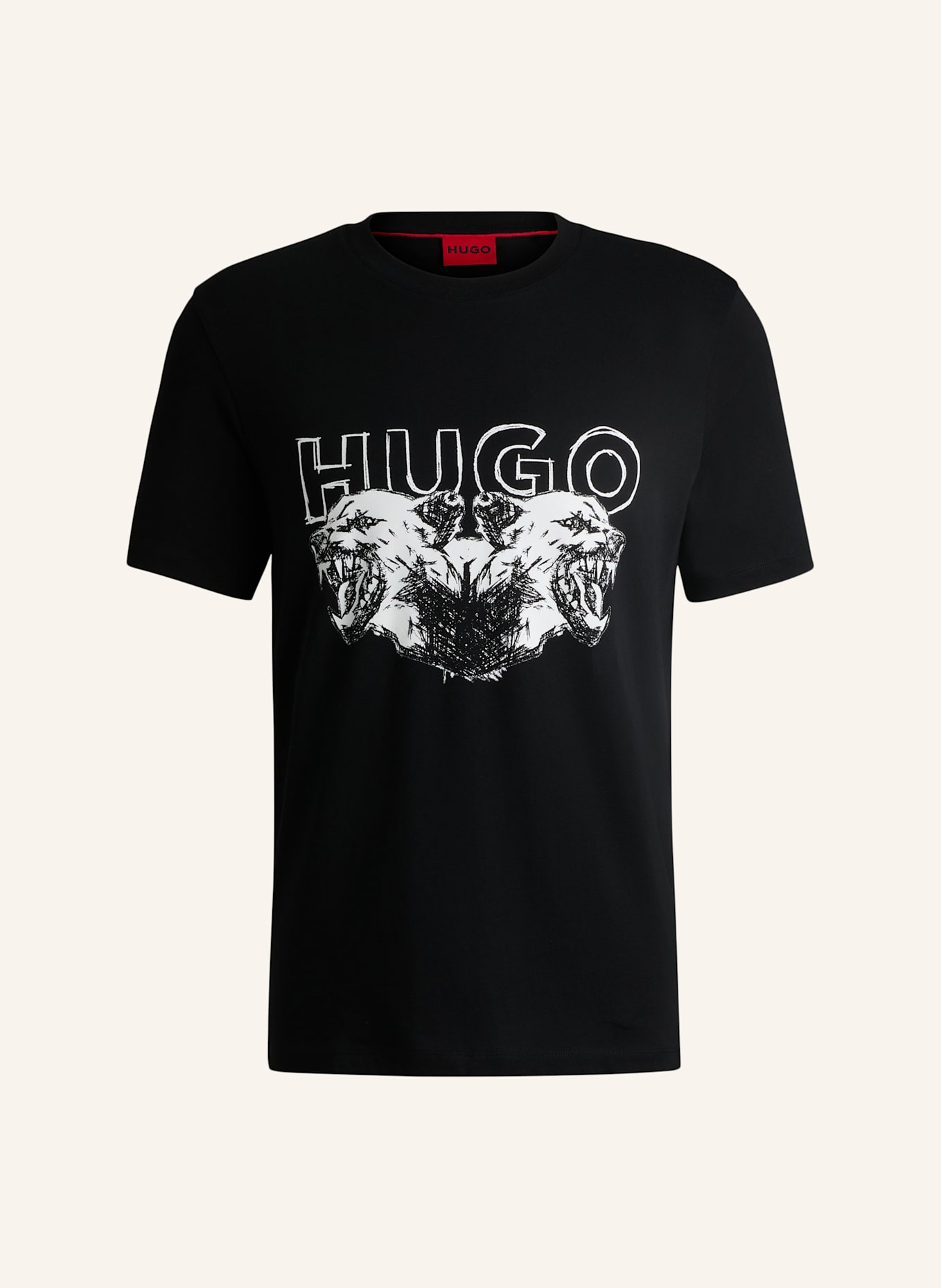 

Футболка durro обычный крой Hugo, черный