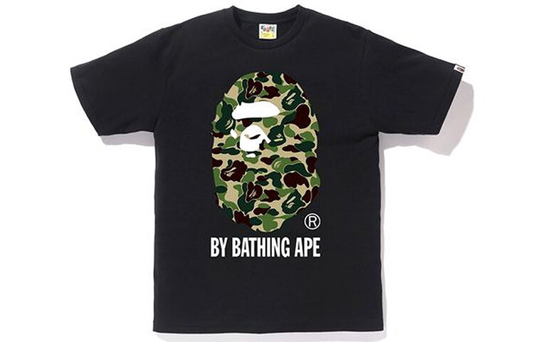 

Футболка унисекс A BATHING APE, Черный/Зеленый