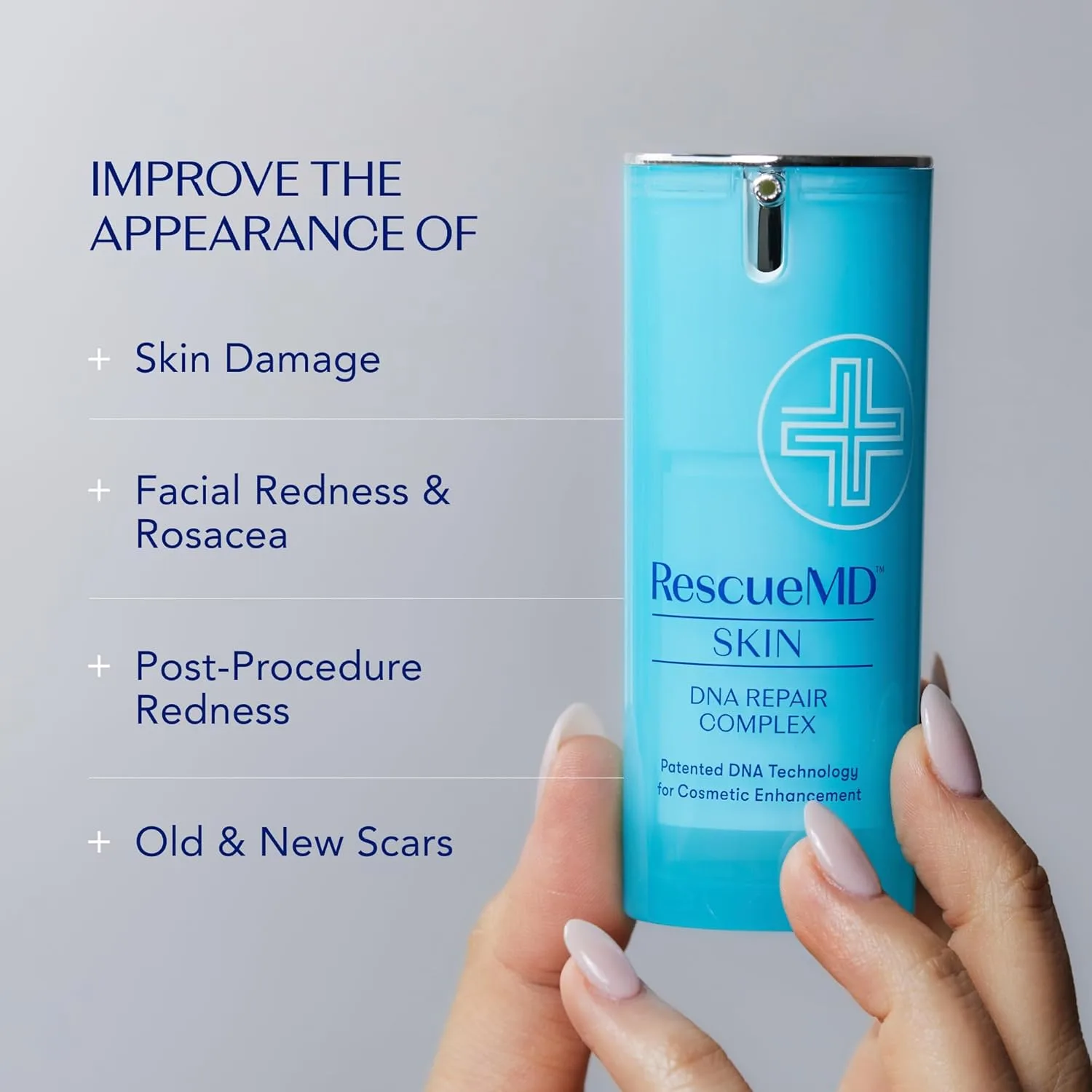 RescueMD Face & Lip Daily Essentials (15 мл комплекса для восстановления ДНК + 12 мл восстанавливающего средства для губ) — фото 3