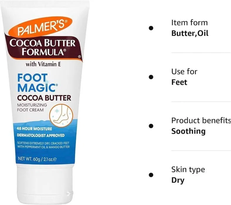 Крем для ног Palmer's Formula Foot Magic с маслом какао, 60 г Palmer'S — фото 4
