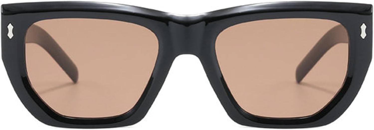 

Солнцезащитные очки Willochra Oversized Cat Eye для женщин, 2025 год, роскошные классические винтажные квадратные солнцезащитные очки для женщин, ретро-очки с заклепками, C3