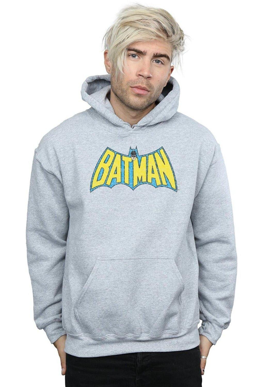 

Толстовка с логотипом Batman Crackle DC Comics, серый
