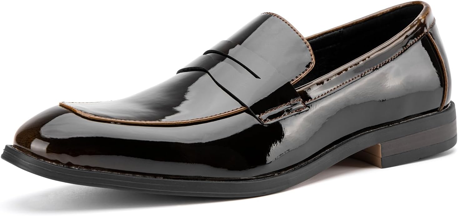 

Мужские бархатные лоферы JITAI, классические туфли для мужчин, лоферы под смокинг, Brown/02