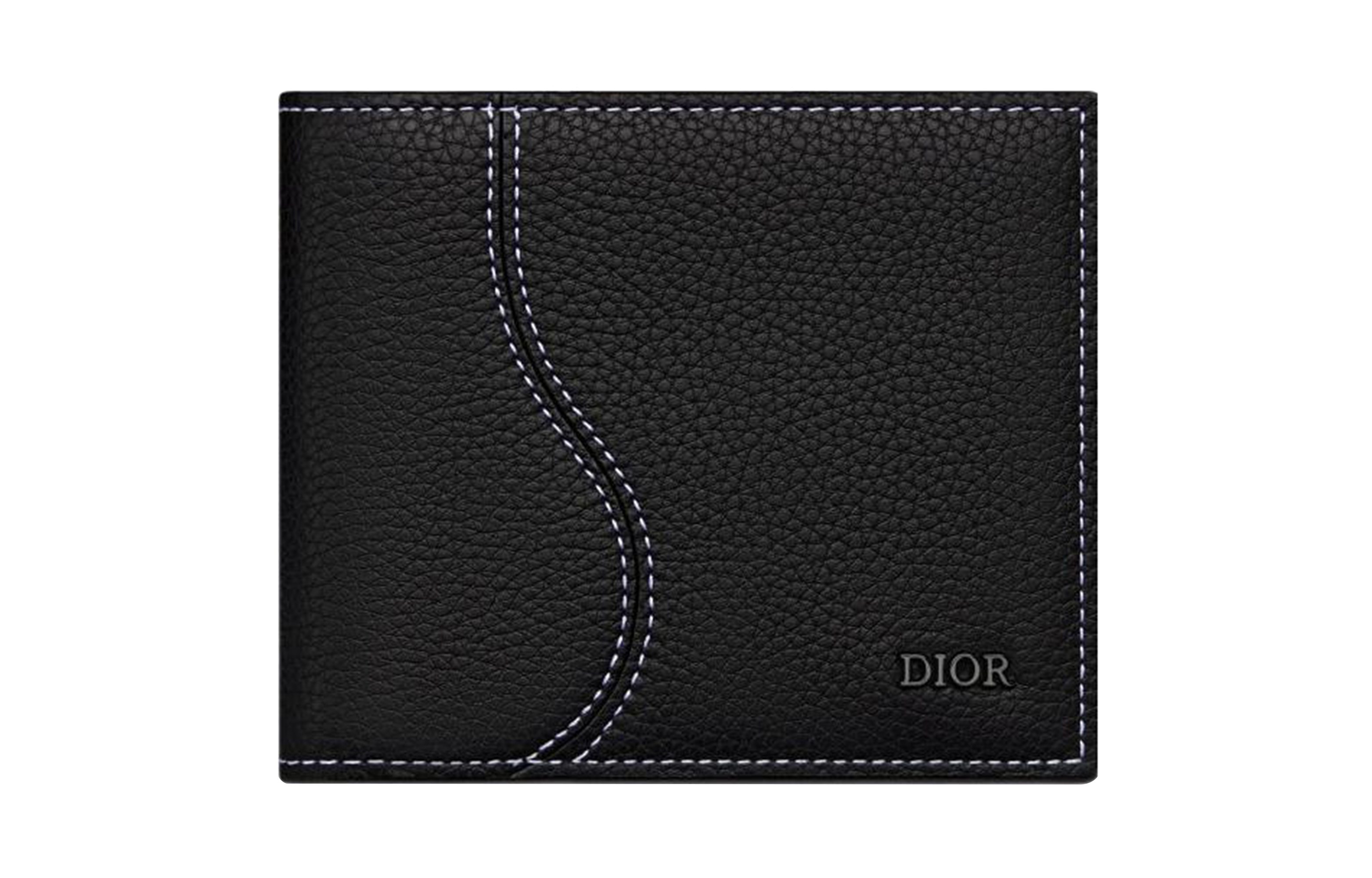 

DIOR Кошелек из зерненой телячьей кожи мужской черный