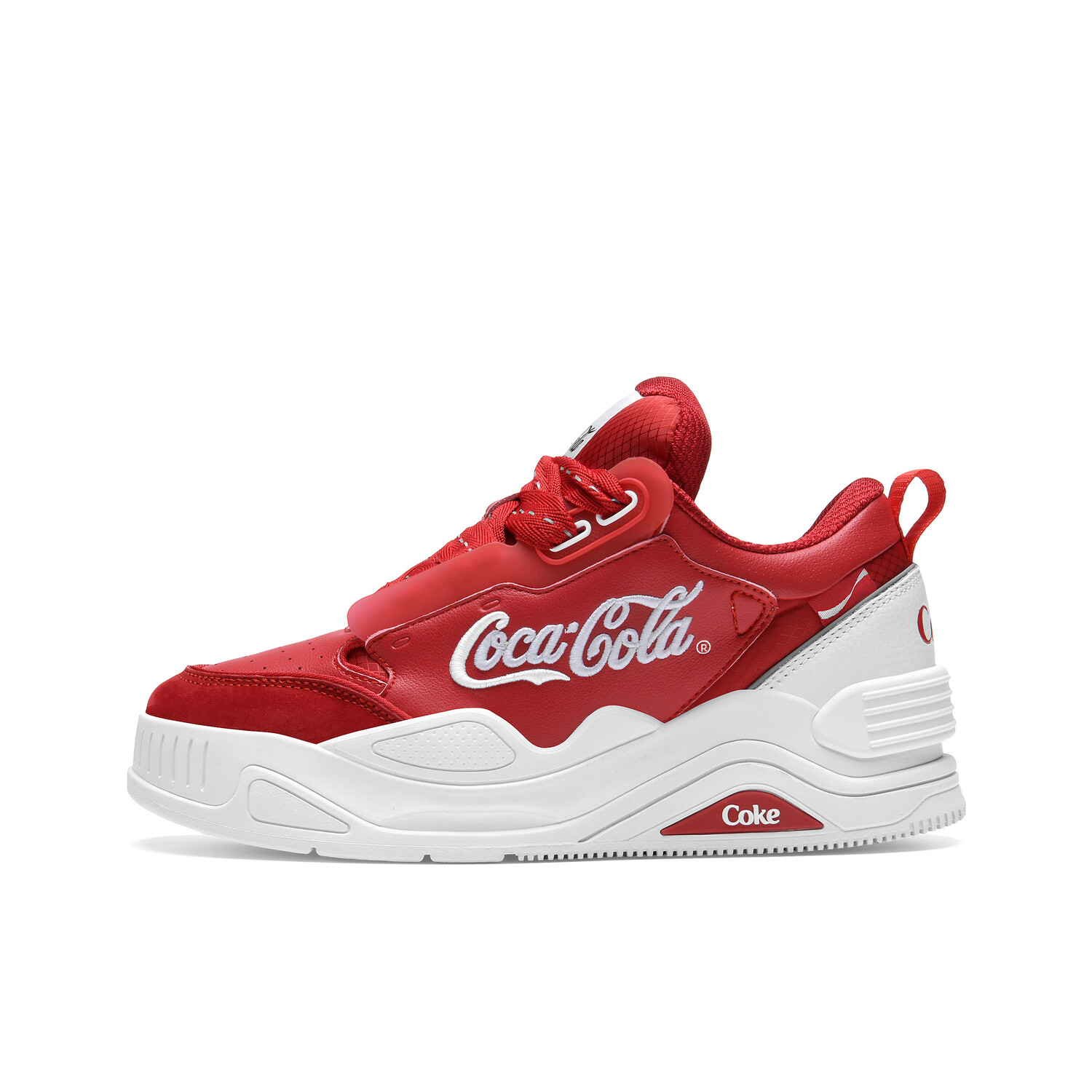 

Кроссовки Coca-Cola Stylish Skateboarding Shoes Unisex Low-top Red, красный