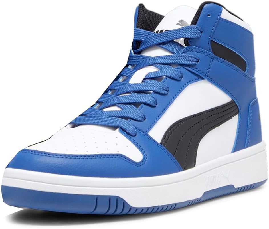 Мужские кроссовки PUMA Rebound Layup, белый/черный — фото 3