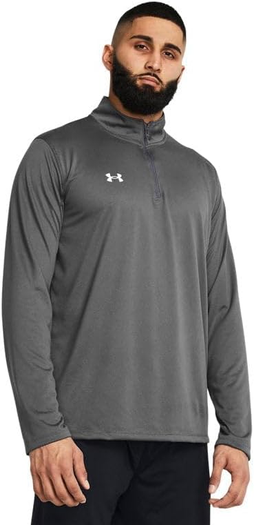

Толстовка Under Armour Men's Team Tech 1/4 Zip Loose Royal Blue Long Sleeve Shirt, Castlerock-White