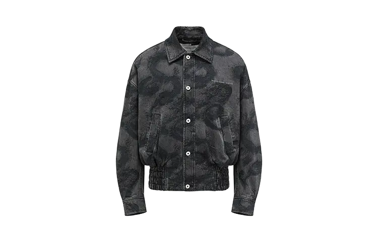 

Feng Chen Wang Джинсовая куртка унисекс темно-серый, Dark Gray