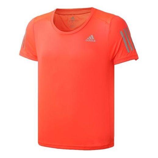 

Футболка adidas Gym Breathable Short Sleeve Orange Red, красный