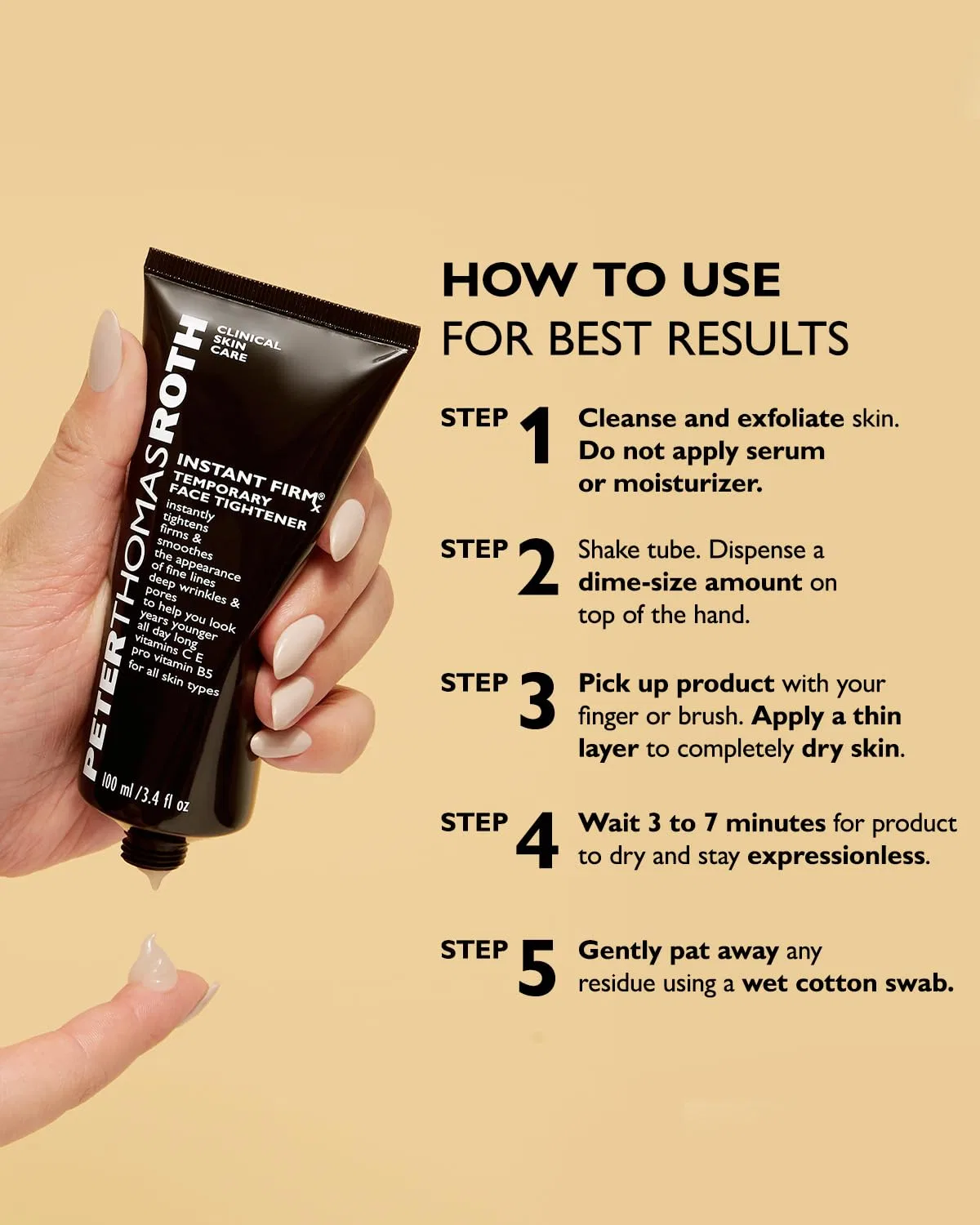 Гель для лица подтягивающий «Instant FIRMx Temporary Face Tightener» от Peter Thomas Roth Peter Thomas Roth — фото 4