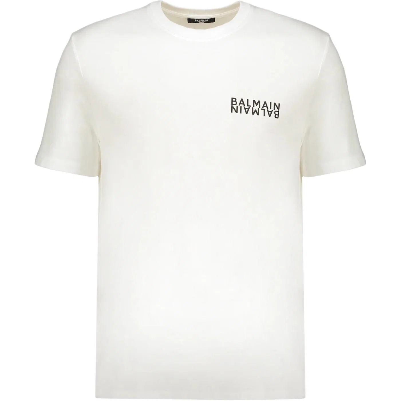Футболка с круглым вырезом BALMAIN White