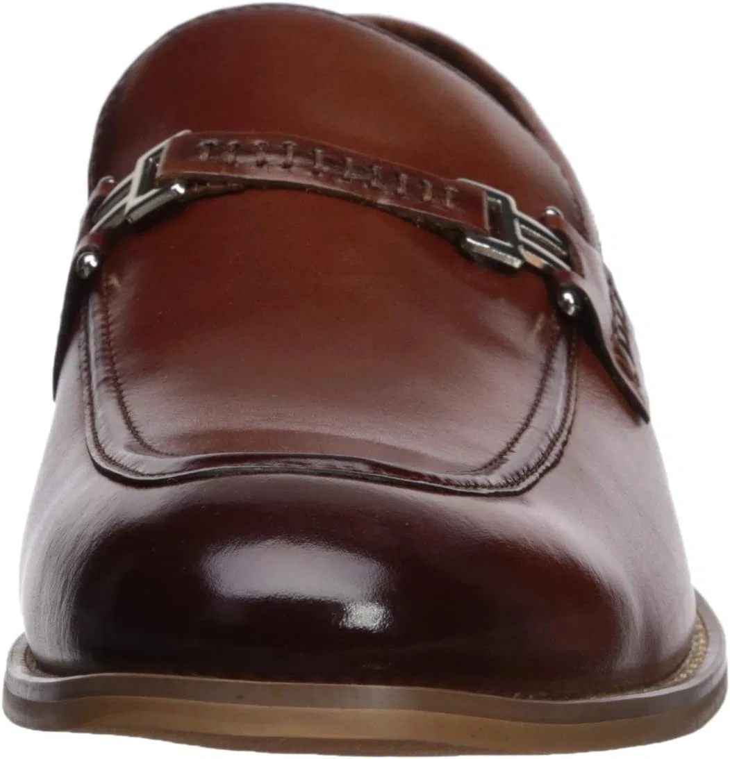 Туфли Stacy Adams Herren Duval Moc-Toe Slip-on Penny Loafer, Cognac — фото 2