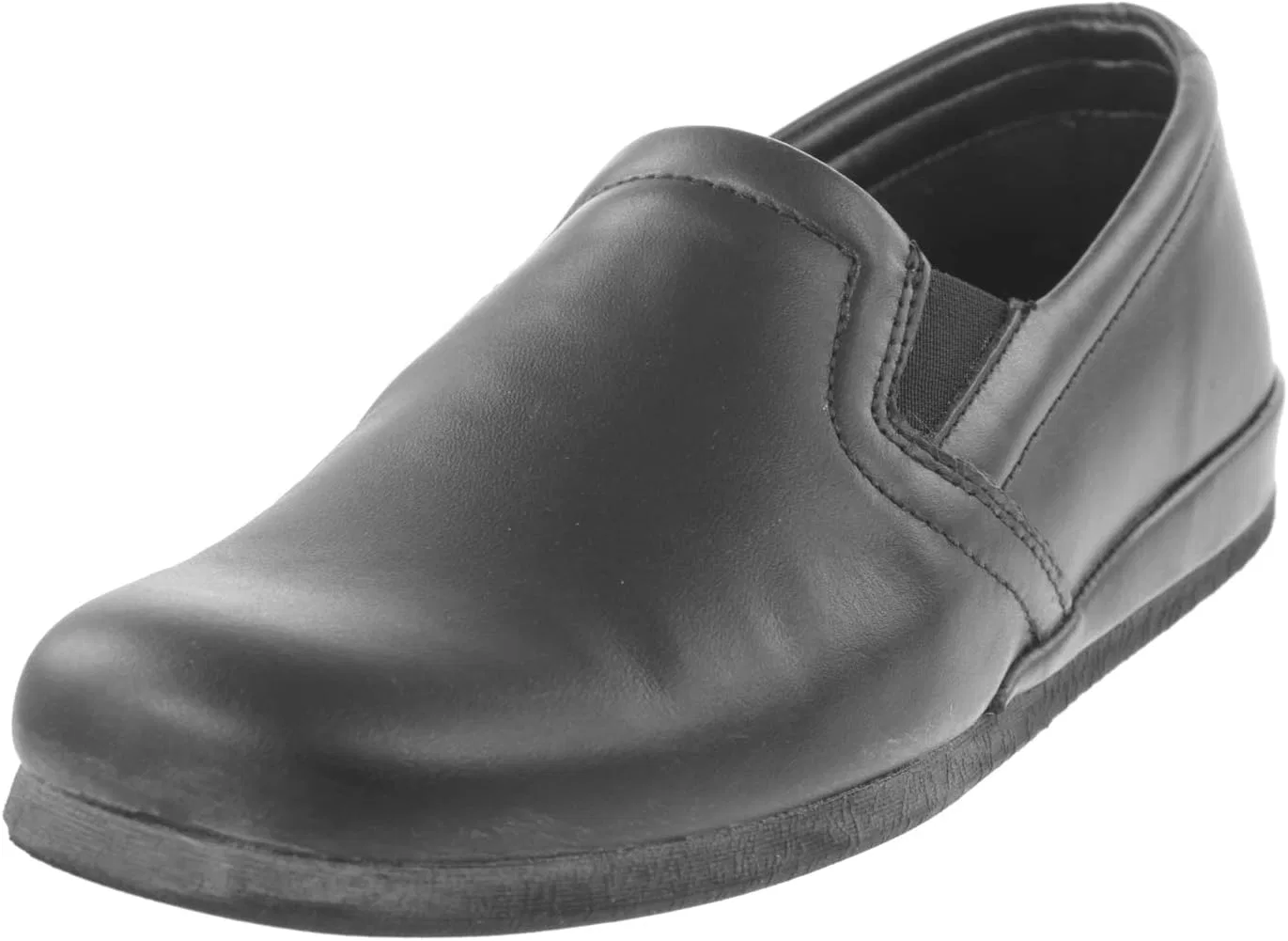 Rohde Viborg 6402 Мужские кожаные тапочки, Black