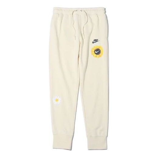 

Брюки men's knit embroidered sports pants/trousers/joggers white Nike, мультиколор