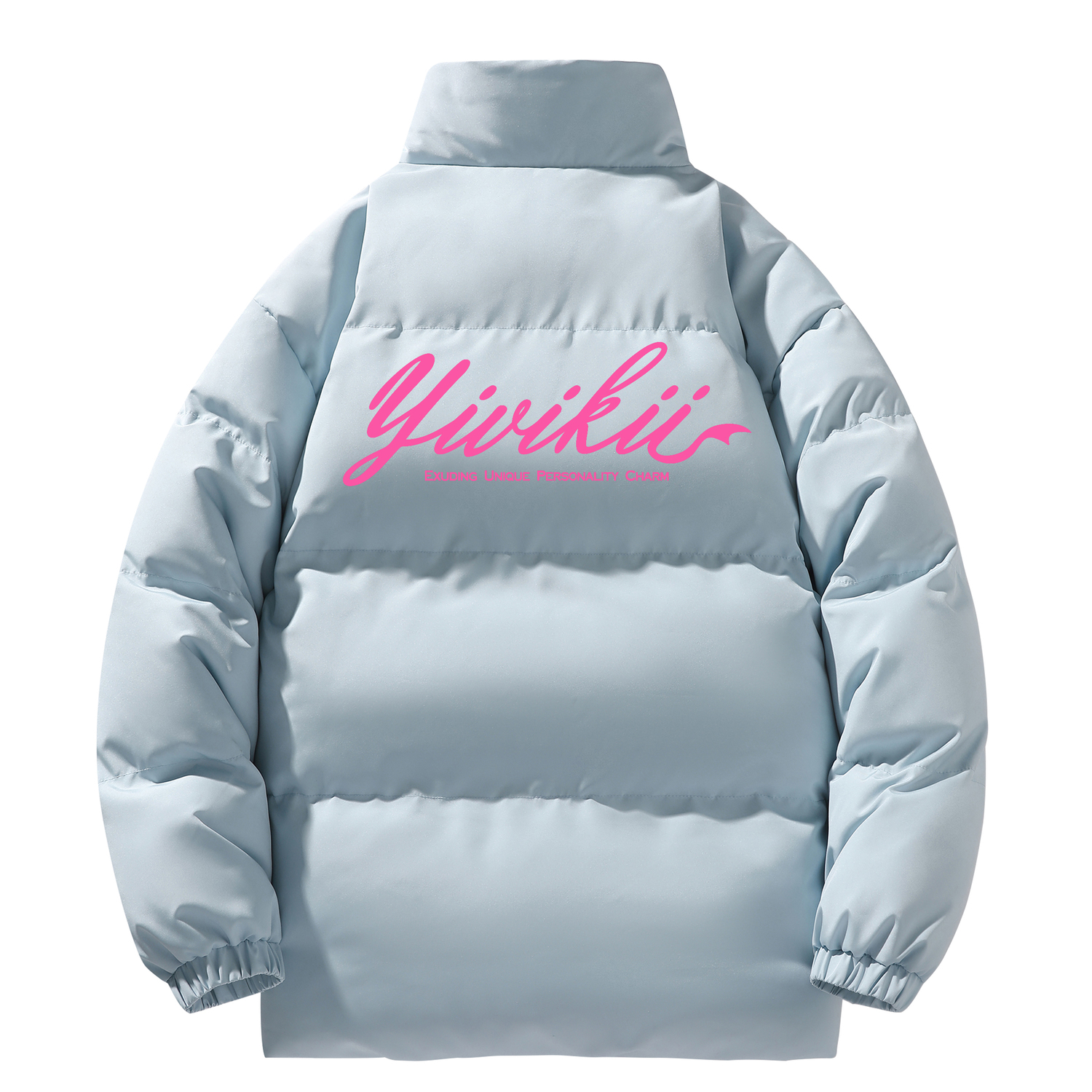 

YIVIKII Пуховик унисекс Phantom Black, Glacier Blue