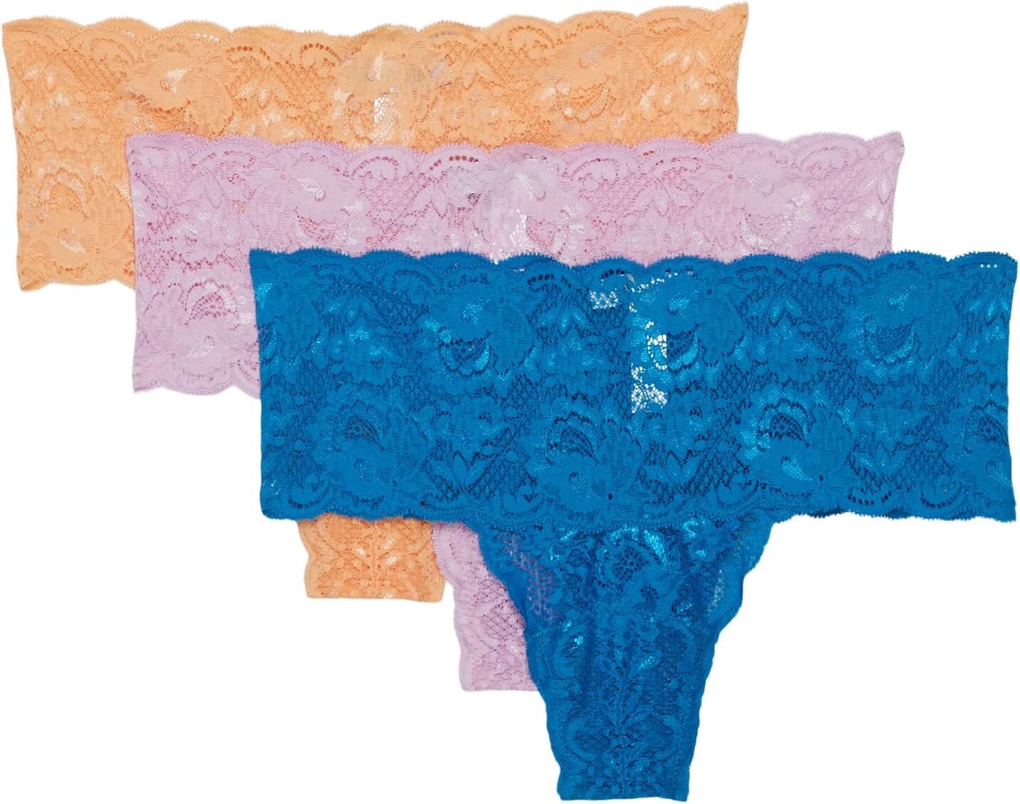 

Стринги Cosabella Never Say Never Comfie Cutie Thong 3-Pack, цвет Udaipur Blue/Neela Flower/Taj Sunrise