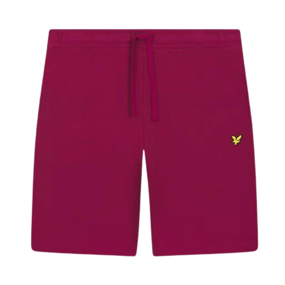 

Спортивные шорты с богатым логотипом Lyle & Scott, бургундия