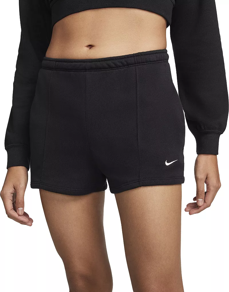 

Женские узкие шорты Nike Sportswear с высокой талией шириной 2 дюйма из френч терри, черный