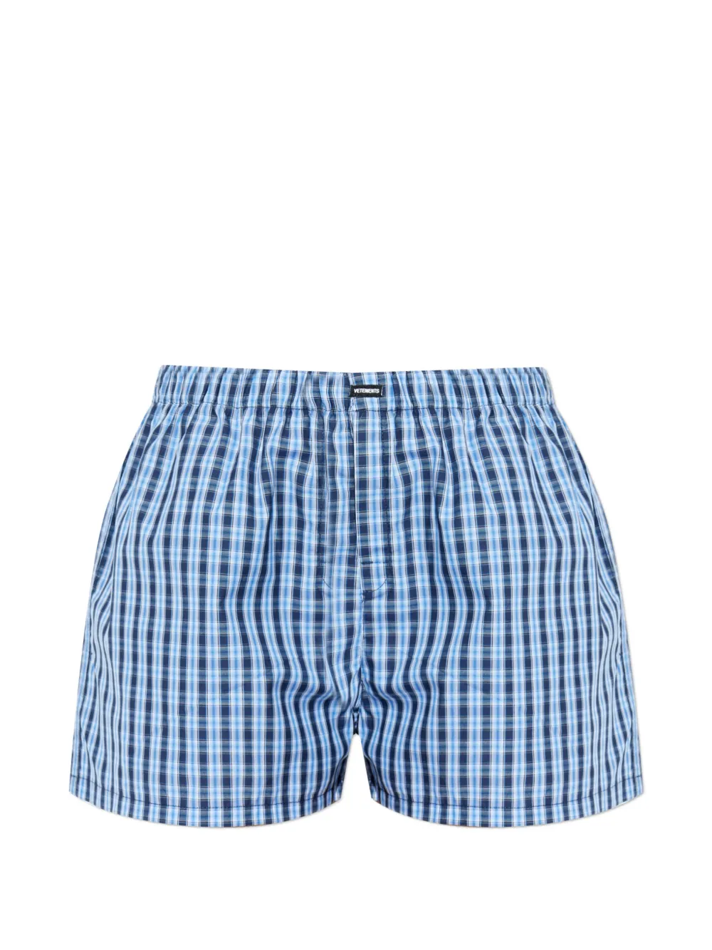 

Клетчатые боксеры Vetements, синий