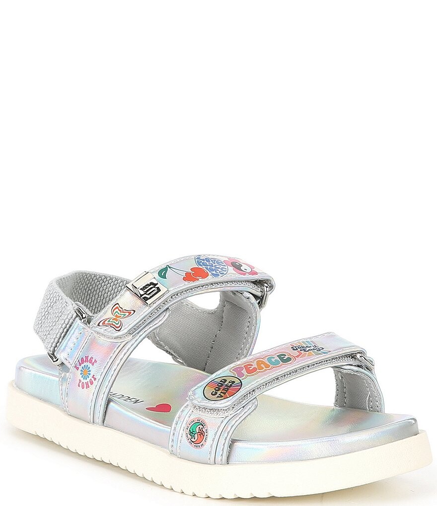 

Сандалии T-Mona для девочек Steve Madden (для младенцев), серебро
