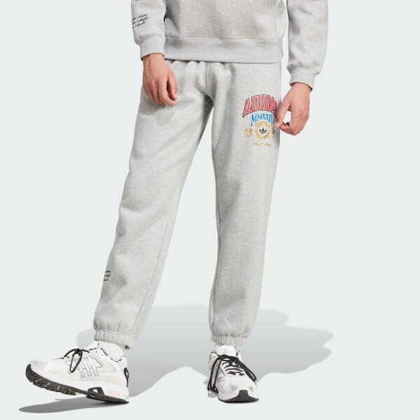 VRCT повседневные брюки мужские средне-серые Adidas Originals, серый — фото 3