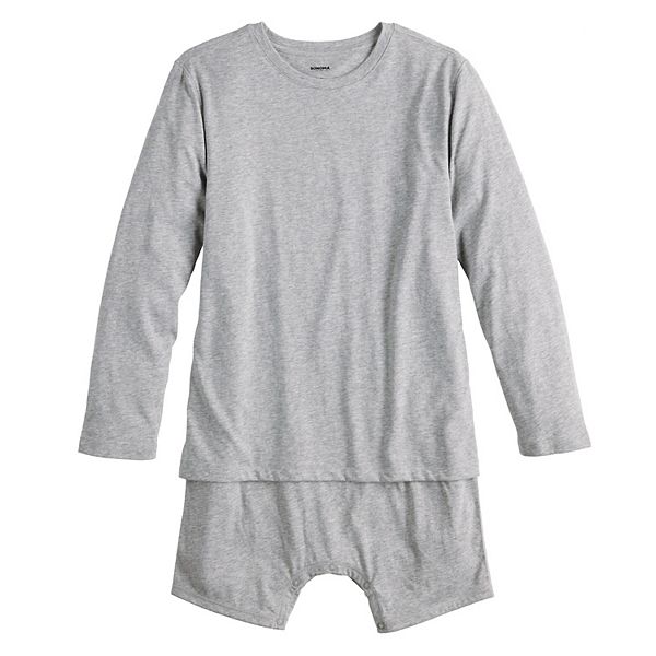 

Боди с длинным рукавом для мальчиков 8-20 adaptive Sonoma Goods For Life, Grey Wolf Heather
