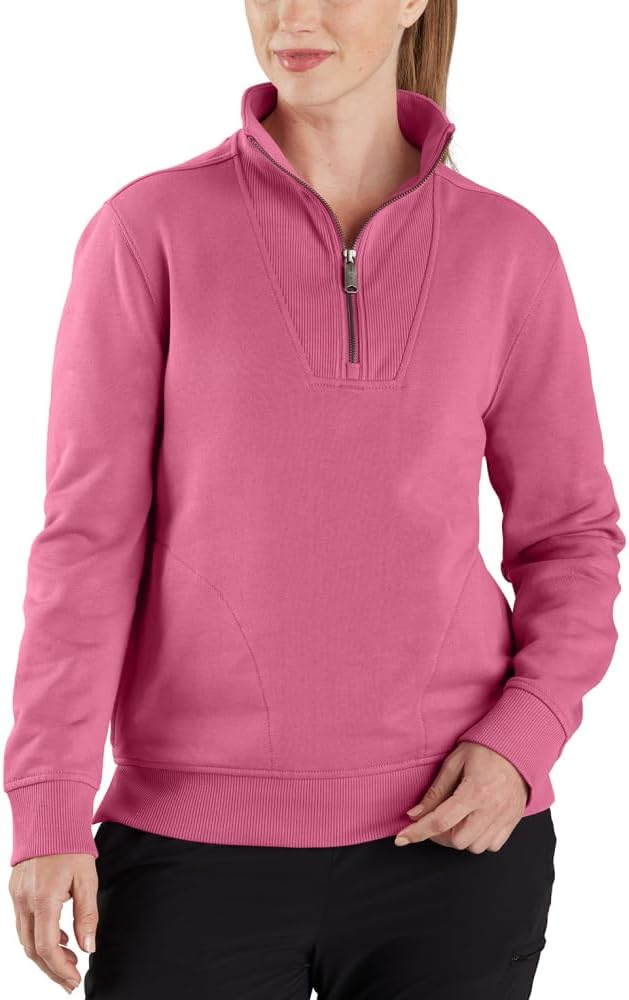 

Женская толстовка Carhartt TENCEL Fiber Series свободного кроя с застежкой-молнией на половину длины, Woodrose, Коричневый, Женская толстовка Carhartt TENCEL Fiber Series свободного кроя с застежкой-молнией на половину длины, Woodrose