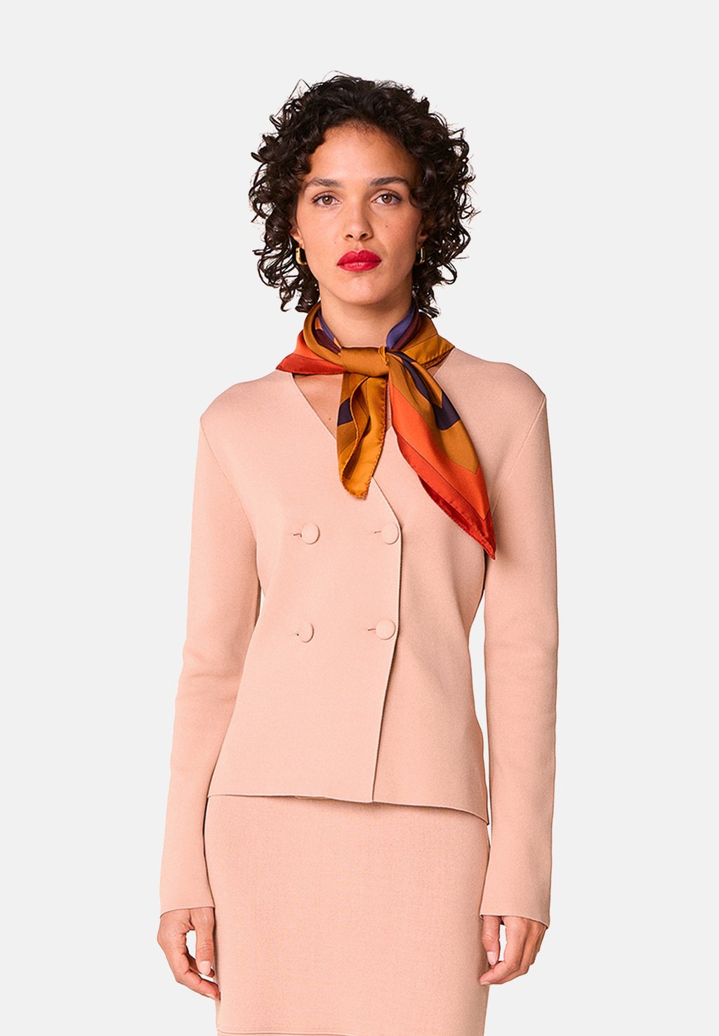 

Кардиган CROSSED Rodier, цвет Rose Poudré