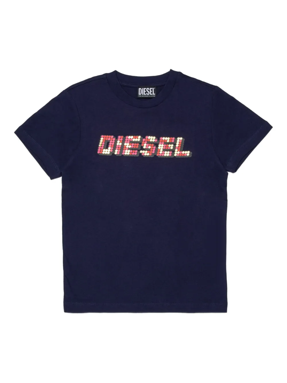 

Футболка с пайетками Diesel Kids, синий