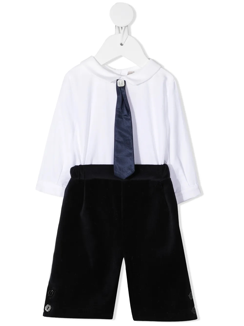 

Ромпер с контрастным верхом La Stupenderia, синий