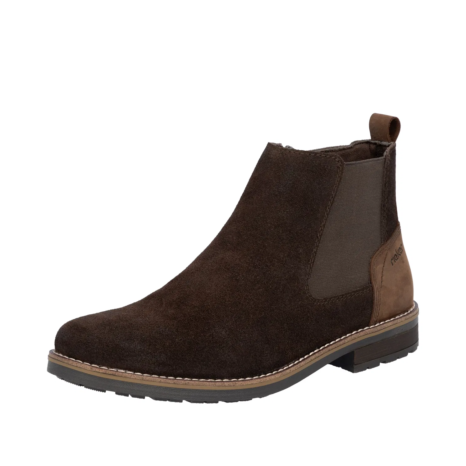 Ботинки на резинках Rieker, Dark Brown