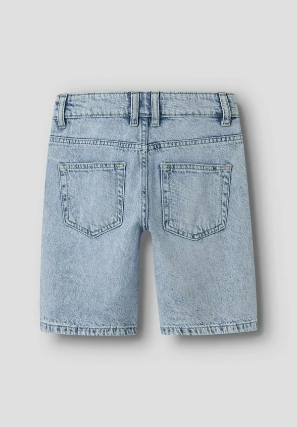 Джинсовые шорты Name It, Light Blue Bleached Denim — фото 4
