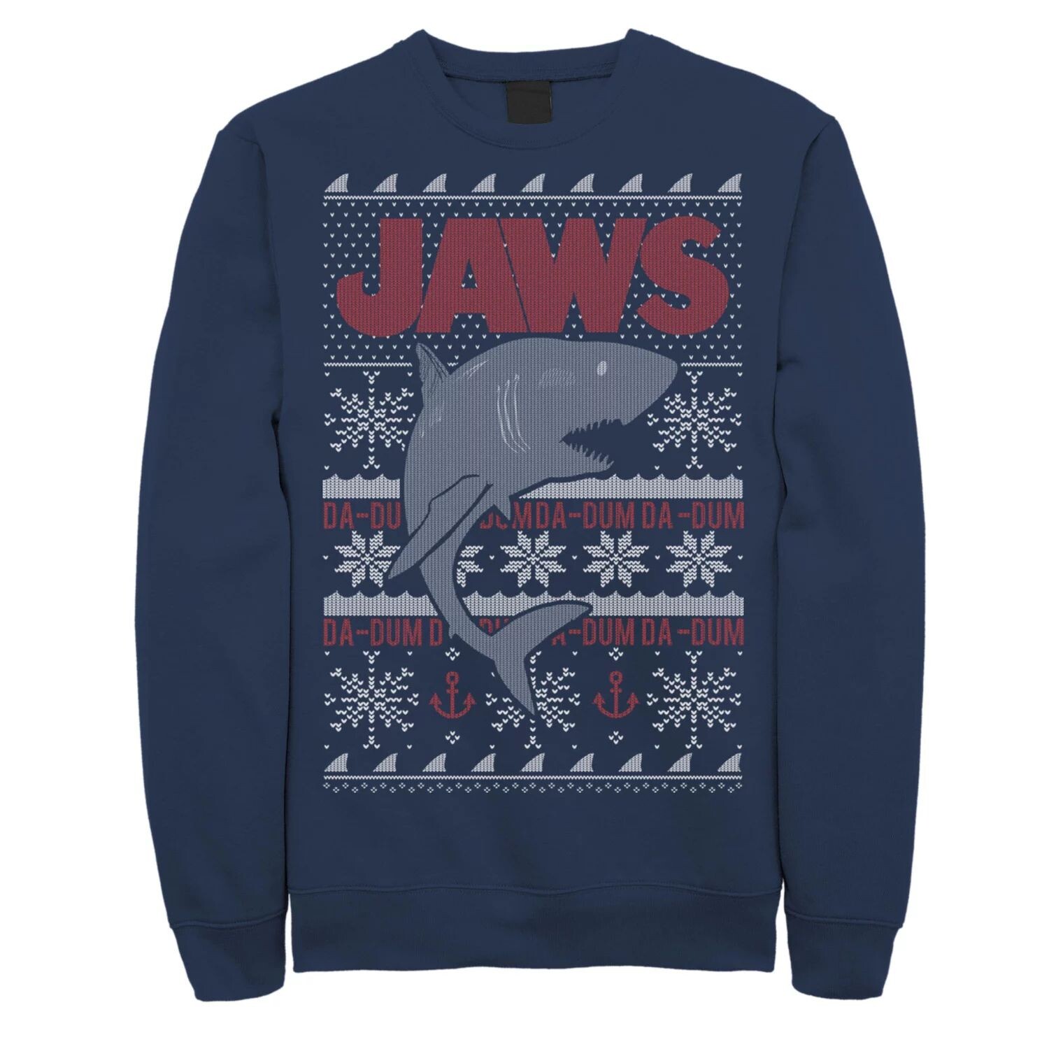 

Мужской свитер Jaws Dun Dun Shark Ugly Christmas Sweater Толстовка Licensed Character