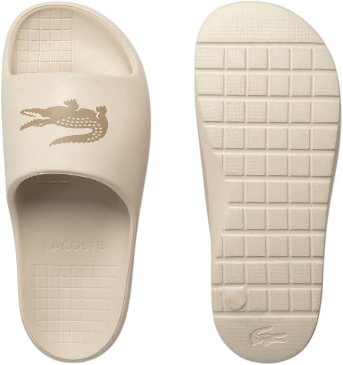 Мужские кроссовки Lacoste Serve Slide 2.0, белый/коричневый/светло-белый — фото 4