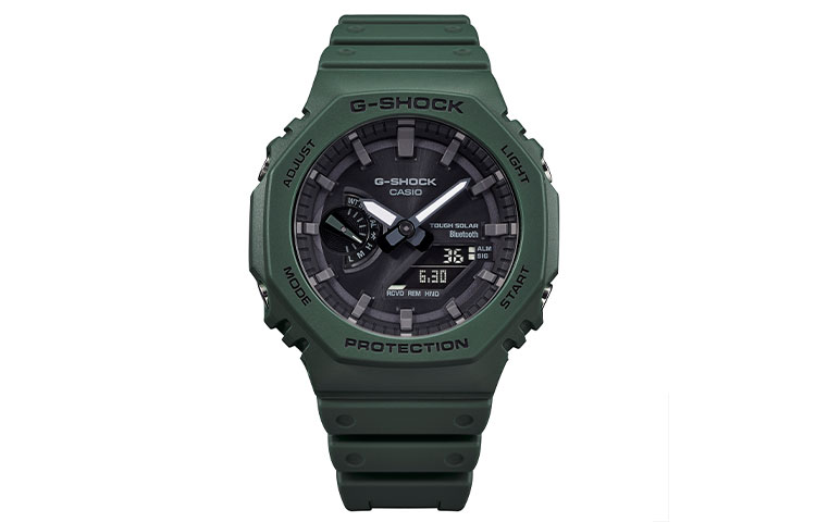 

Мужские часы Casio GA-B2100-3APR серии Dual Display с жидкокристаллическим и аналоговым дисплеем черные