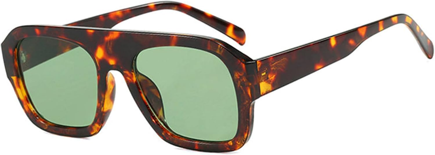 

Солнцезащитные очки Helena в стиле ретро с плоской верхней частью, квадратные, женские, модные, градиентные, с защитой от УФ-излучения UV400, мужские, панк, пилотные, S68, C2