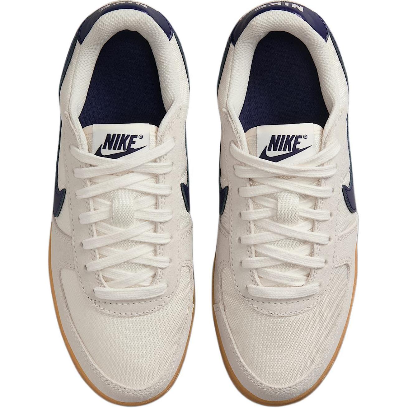 Нескользящие износостойкие низкие кроссовки для детей и подростков Nike, бежевый/синий — фото 4