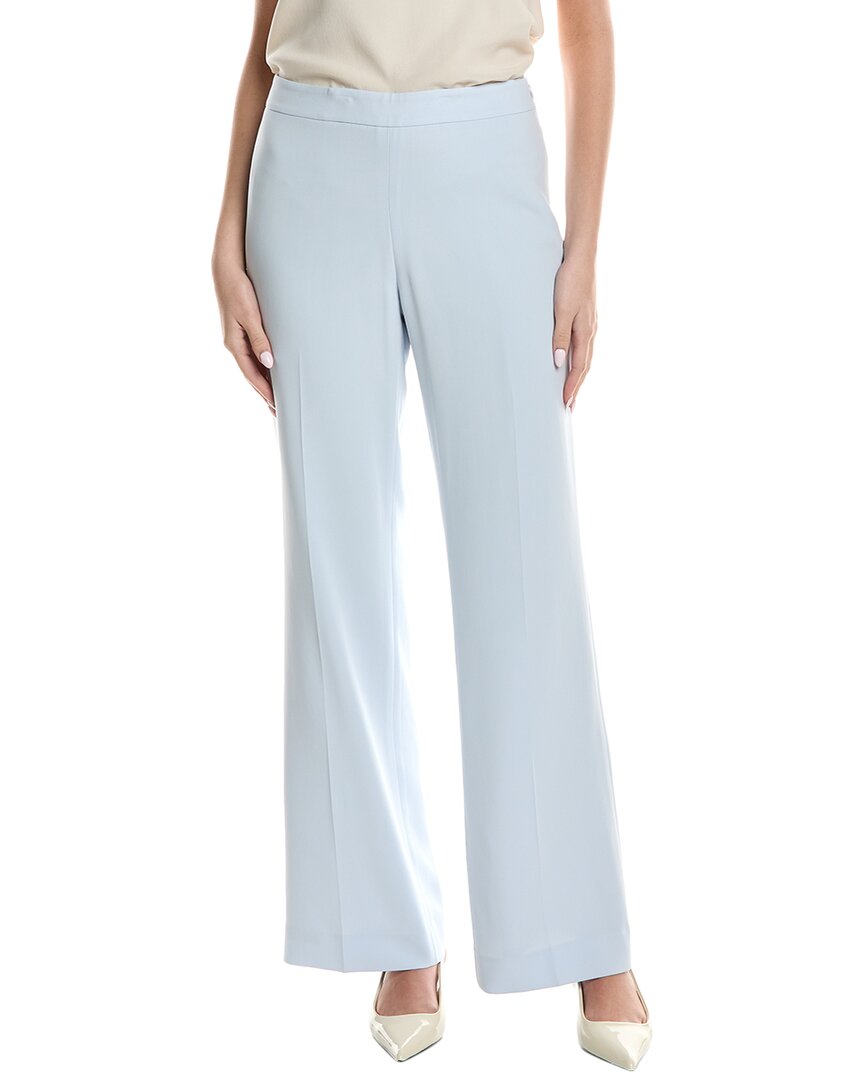 

Lafayette 148 New York Брюки расклешенные с боковой молнией Gates, синий