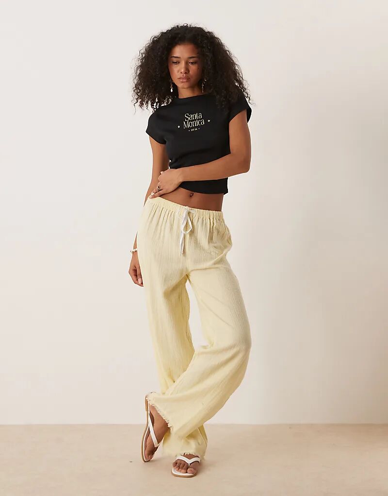 

Детская футболка ASOS DESIGN с принтом Санта-Моники, черного цвета